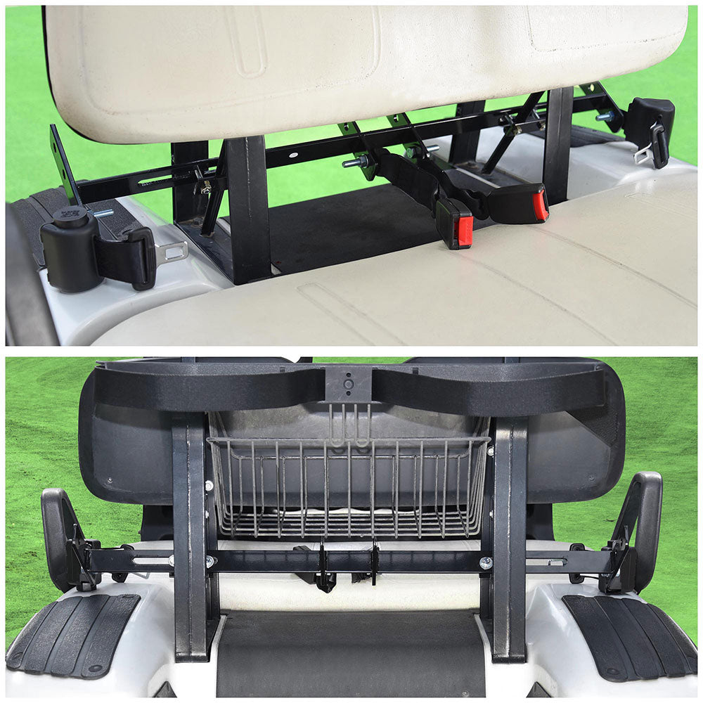 Yescom Universal Golf Cart Seat Belt Bracket Retractable 2 Pack Image