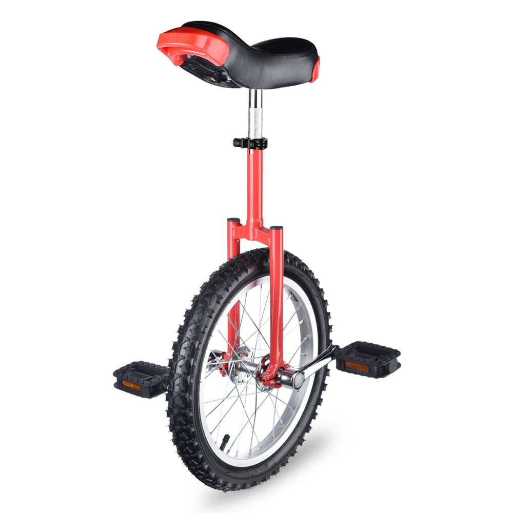 Yescom 16 inch Unicycle Wheel Frame Color Optional, Red Image