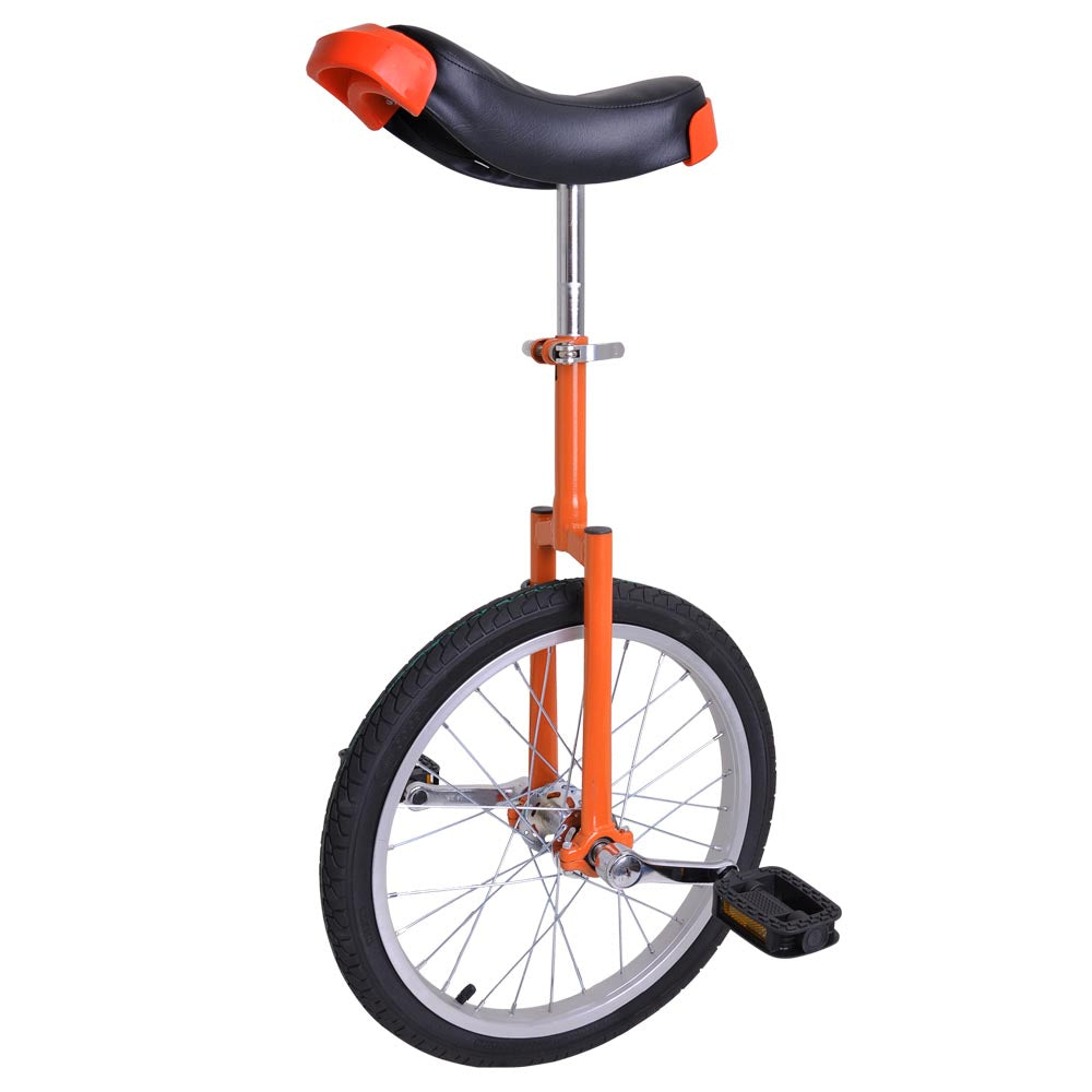 Yescom 18 inch Unicycle Wheel Frame Color Optional, Orange Image