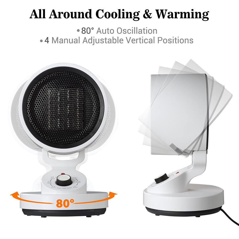 Yescom Portable Cooling Fan & Space Heater 1500w Image