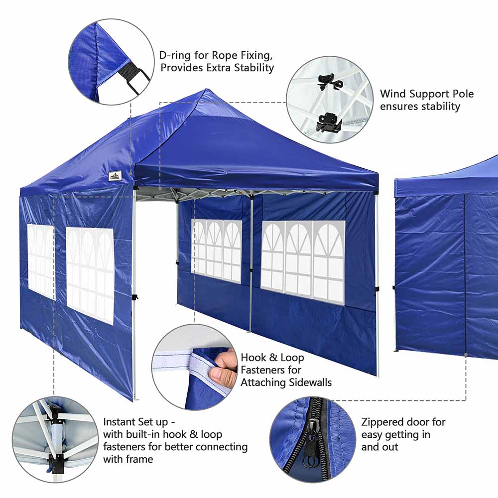 Yescom 10'x20' Waterproof Ez Pop Up Canopy Tent Shelter Image