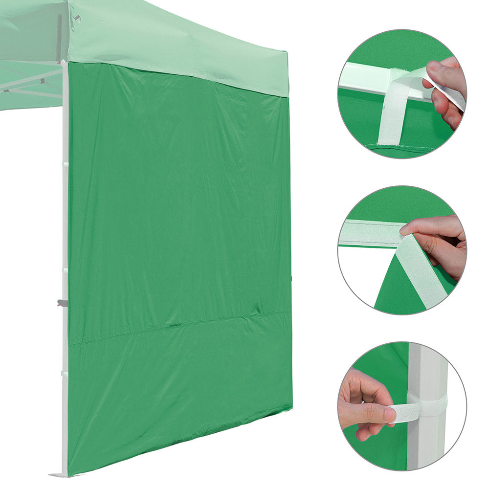 Yescom Canopy Tent Wall 10x7ft UV50+ CPAI-84, Green Image