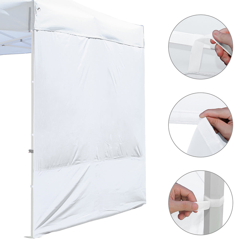 Yescom Canopy Tent Wall 10x7ft UV50+ CPAI-84, White Image