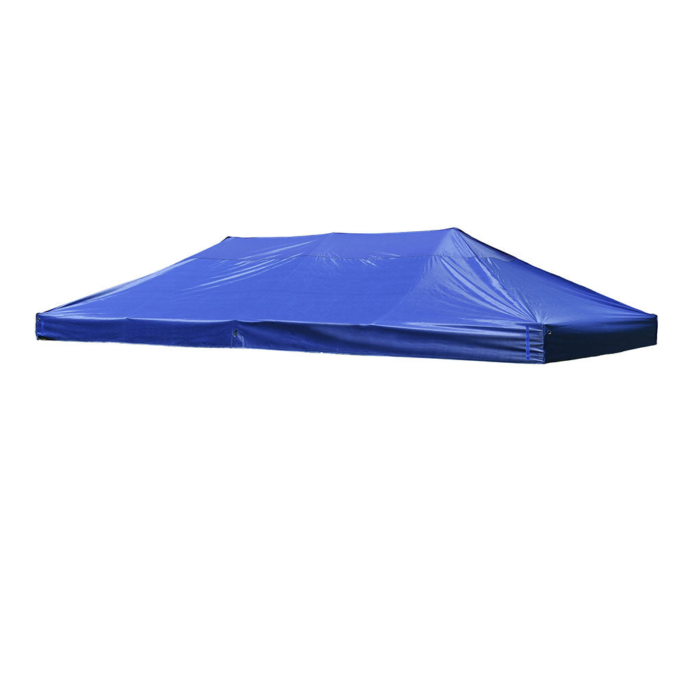 Yescom 10'x20' Ez Pop Up Tent Canopy Top Replacement (9.6'x19'), Blue Image