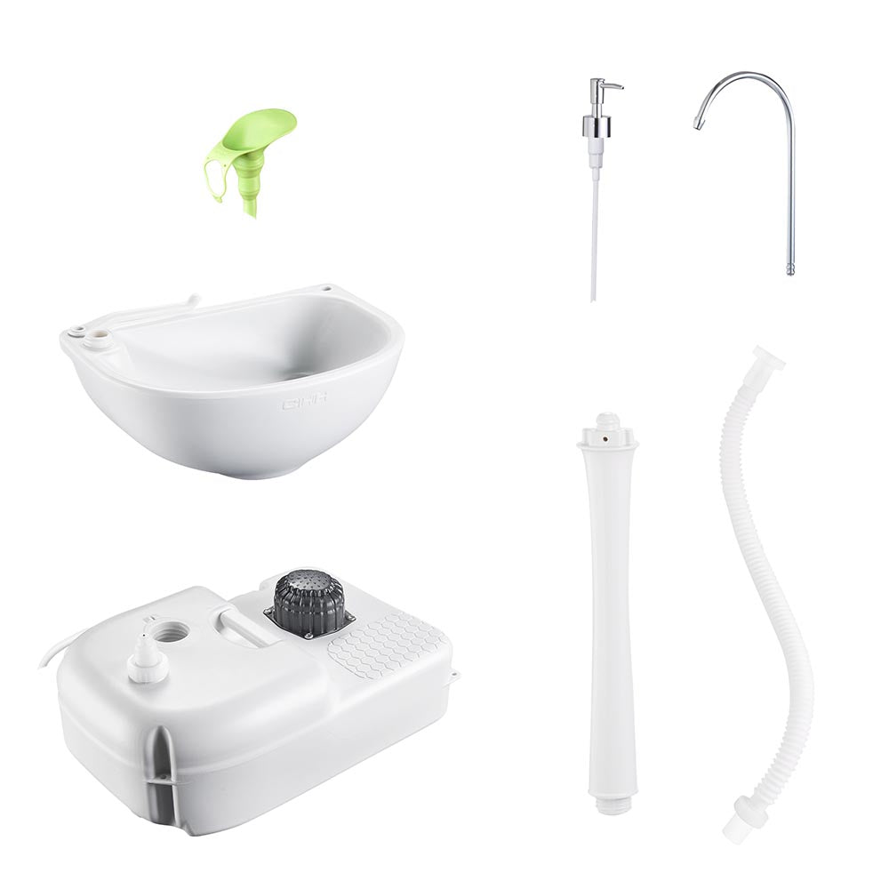 Yescom 4.5Gal Portable Hand-Wash Station Sink Faucet Water Tank Image