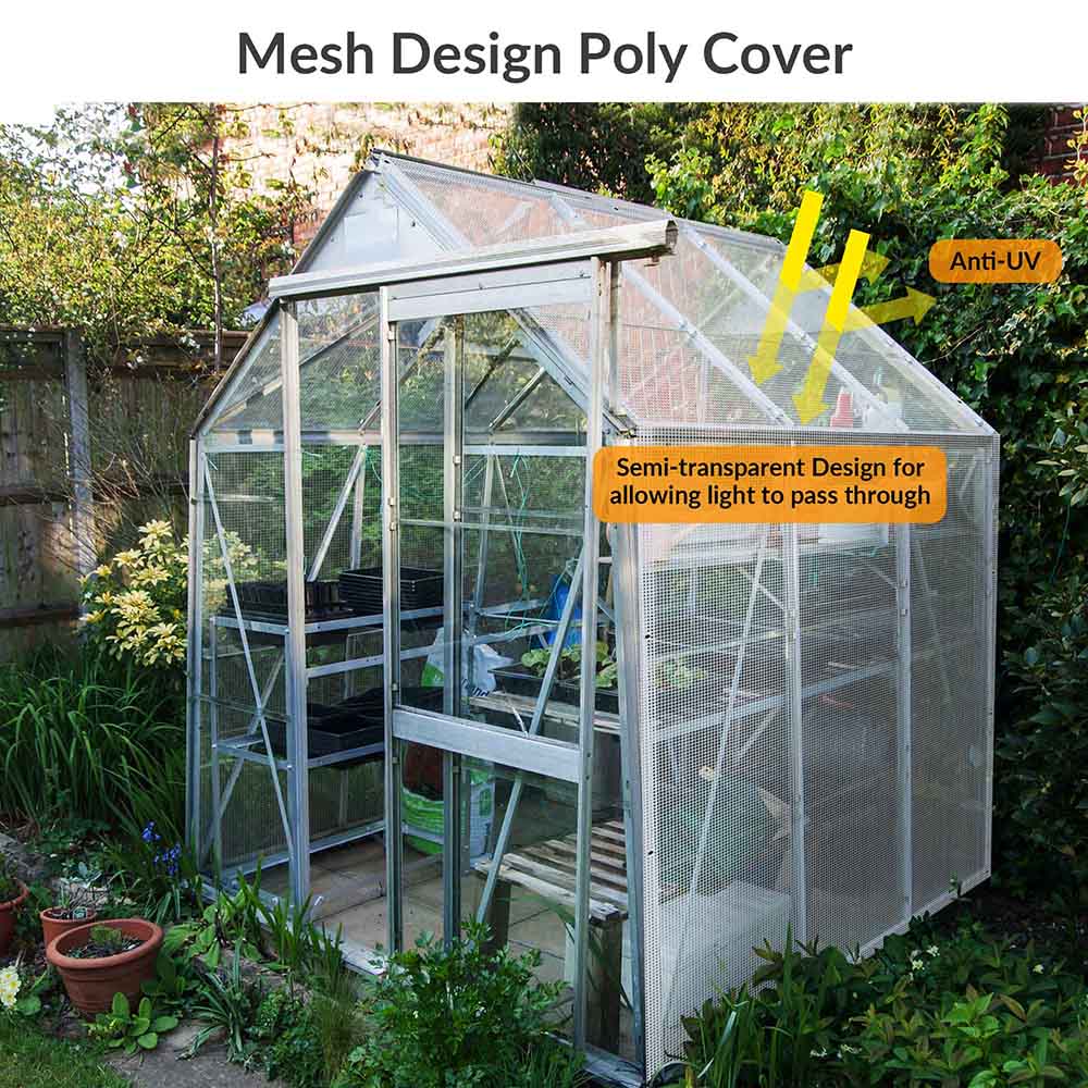 Yescom Heavy-Duty Tarp Poly Clear Waterproof Cover 14mil Image