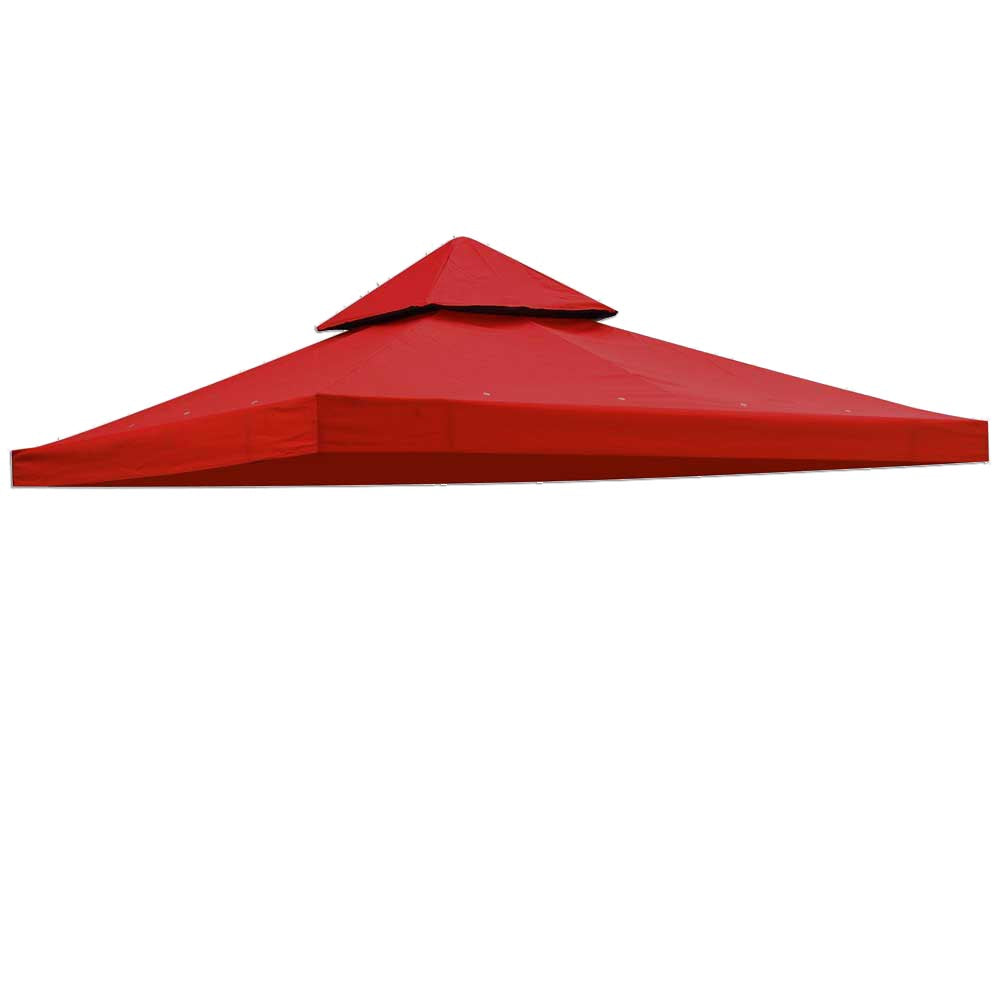 Yescom 10' x 10' Gazebo Canopy Replacement Top Color Optional, Red Image