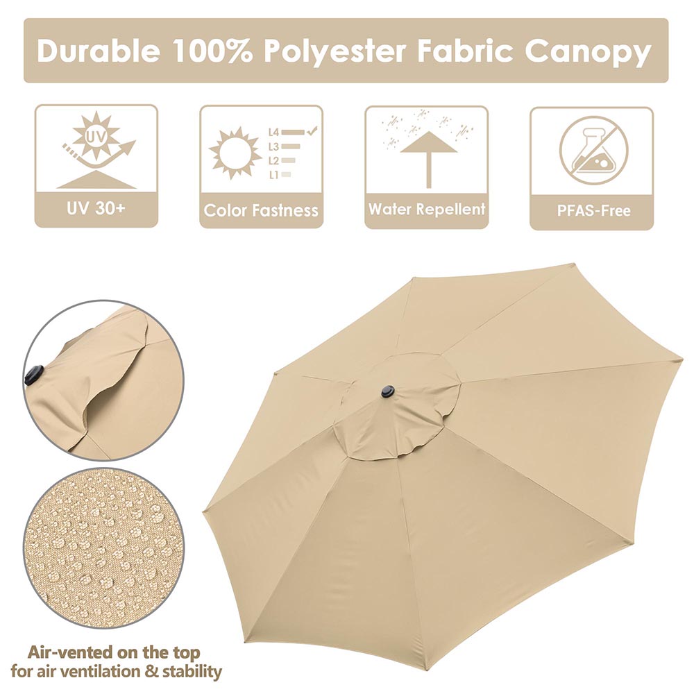 Yescom 13ft Outdoor Patio Market Garden Table Umbrella Yescom 13ft Outdoor Patio Market Garden Table Umbrella
