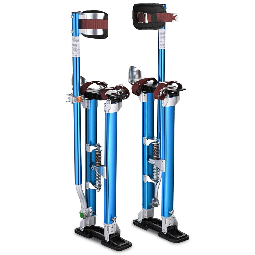 Yescom Drywall Stilts 24" - 40" Adjustable Aluminum, Blue Image