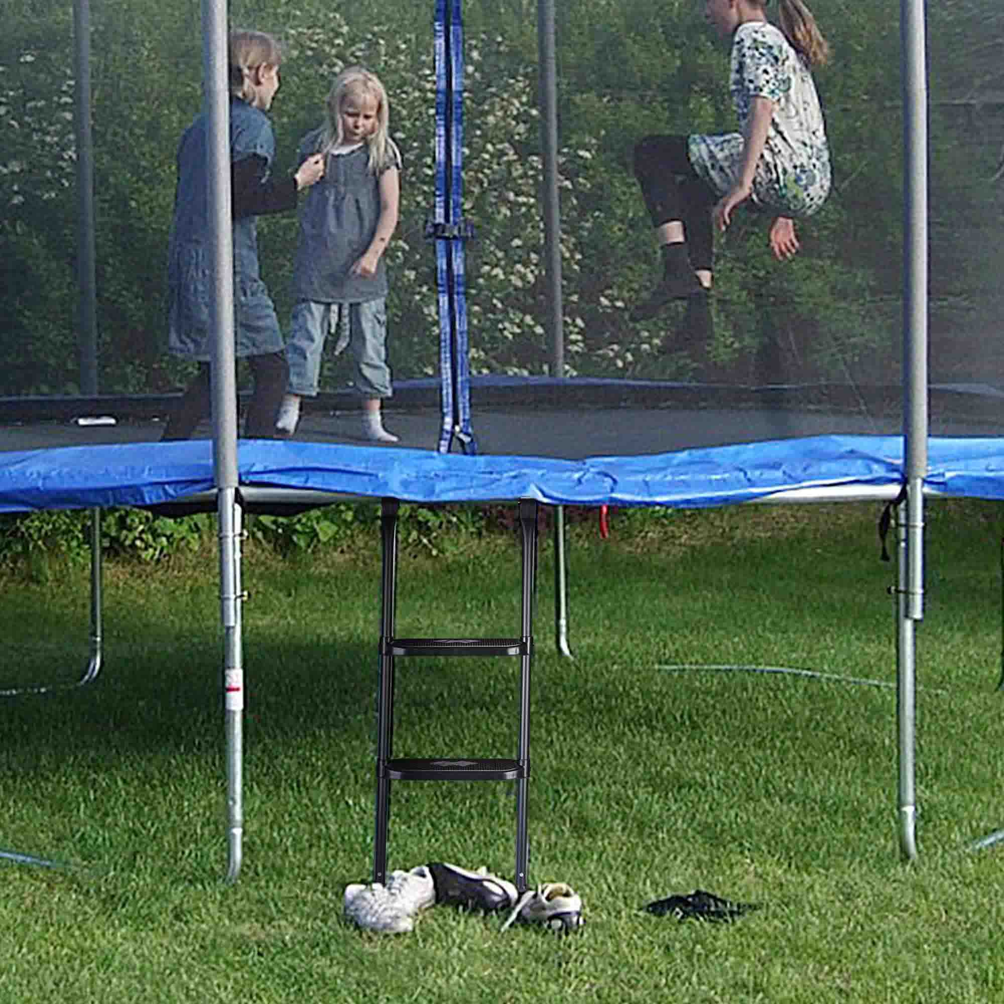Yescom Trampoline Ladder-2 Steps for 12-14ft trampoline Image