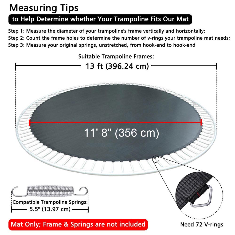 Yescom Trampoline Mat with Rings for 13 Foot Round Frame Image