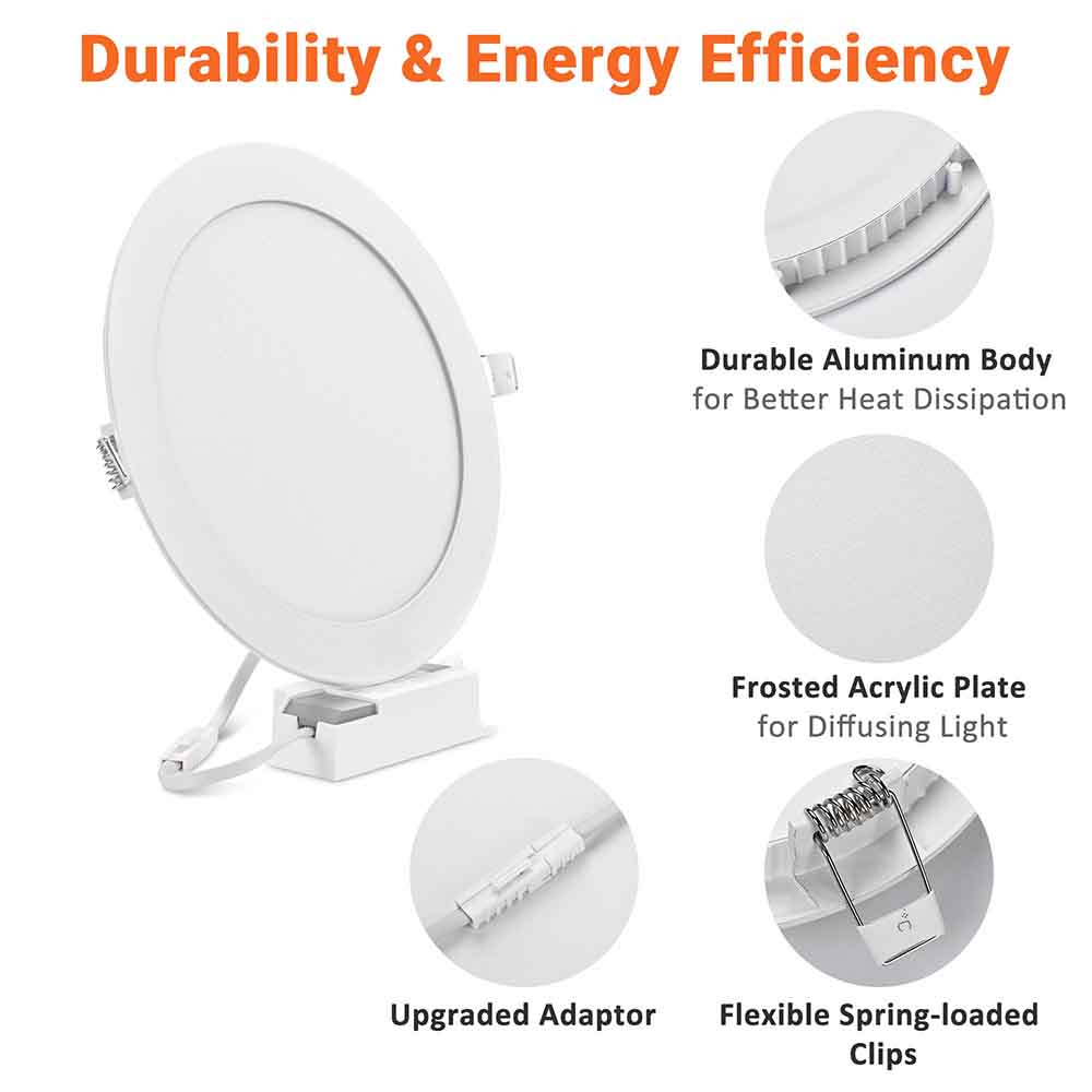 Yescom 15W LED Recessed Ceiling Light w/ Driver Image