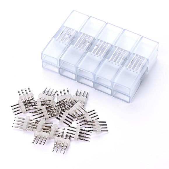 Yescom LED Neon Splice Kit 4-Wire Connectors & Pins 10-Set 18x8mm Image