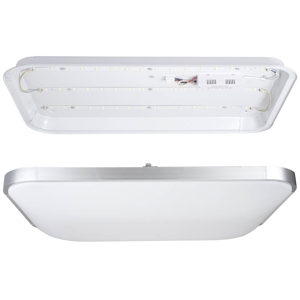 Yescom 48w Rectangle Flush Mount Dimmable LED Ceiling Light Remote Image