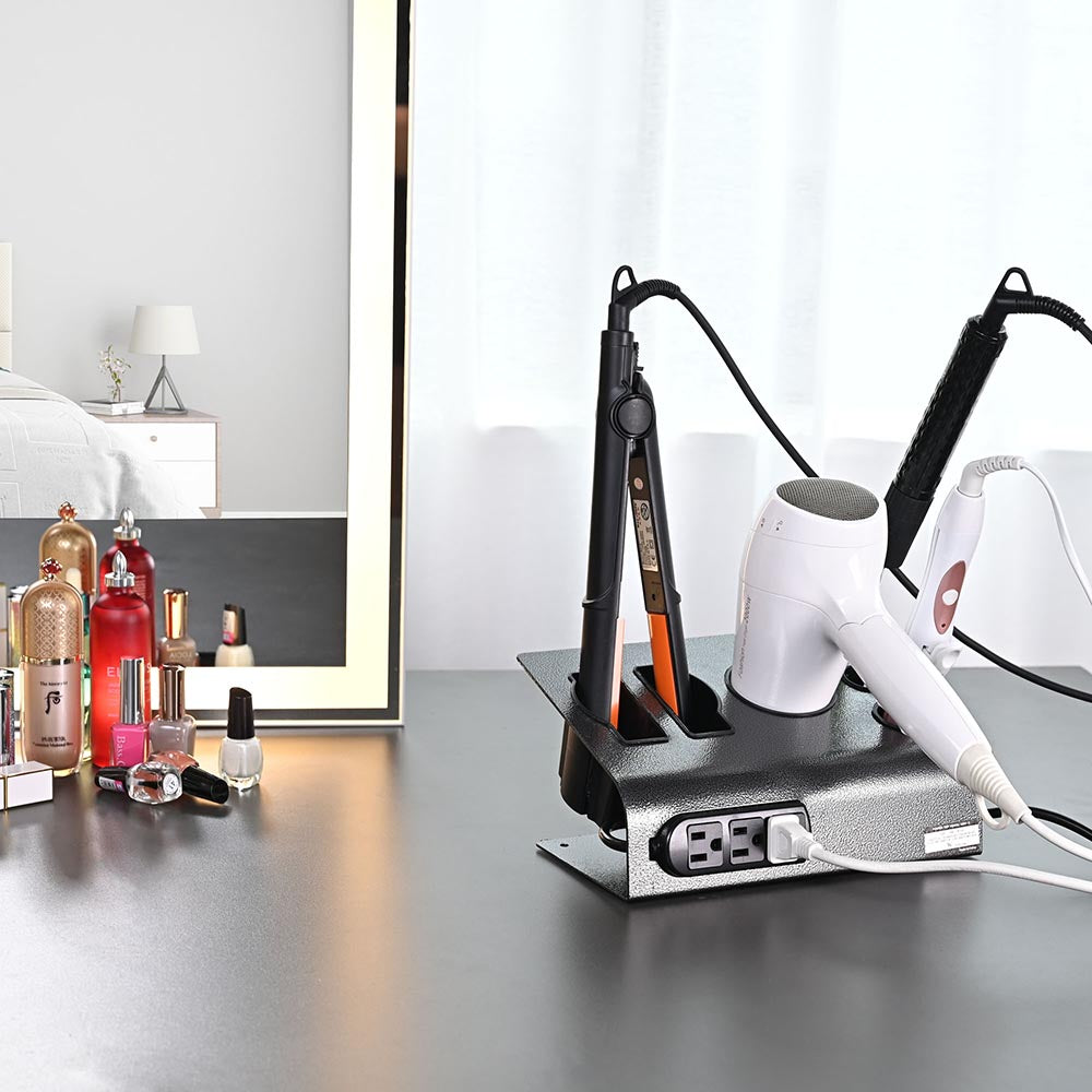 Yescom Hair Blow Dryer Flat Curling Iron Holder Salon Equipment Image