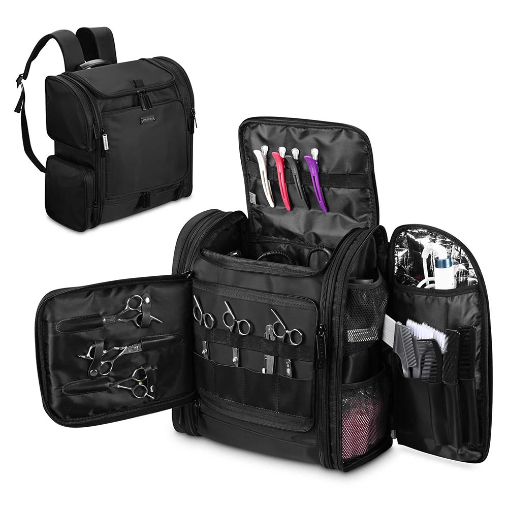 barber travel backpack Byootique Pro Artist Makeup Barber Bag Backpack Travel