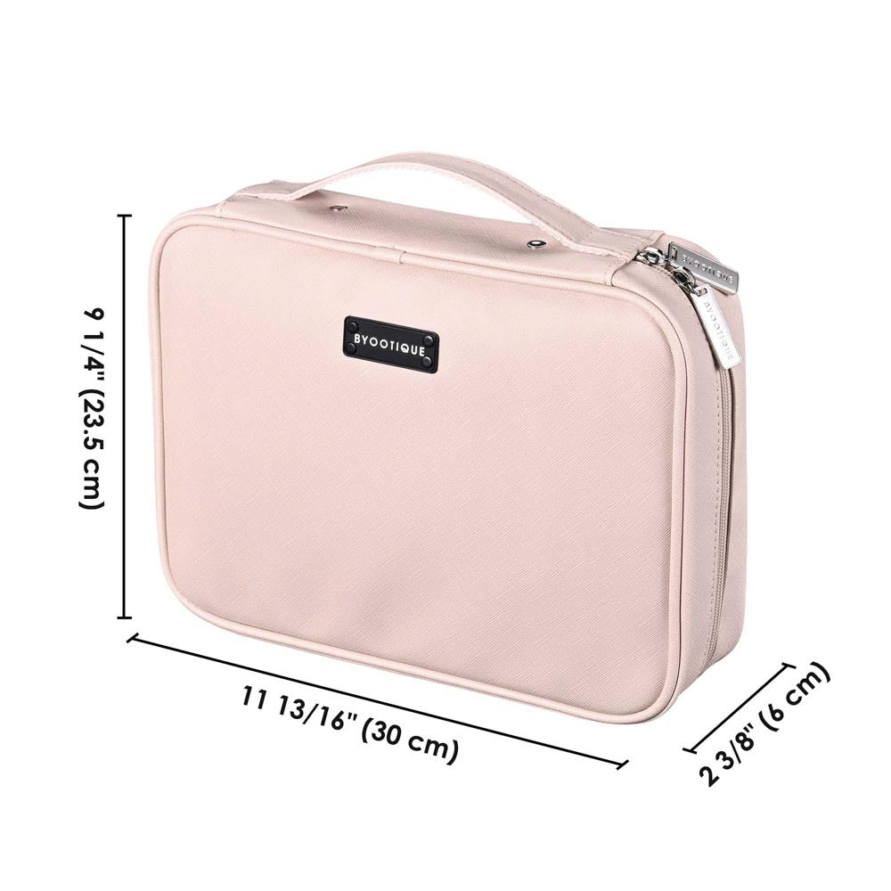 Yescom Binder Makeup Bag with Brush Holders & Pouches Image