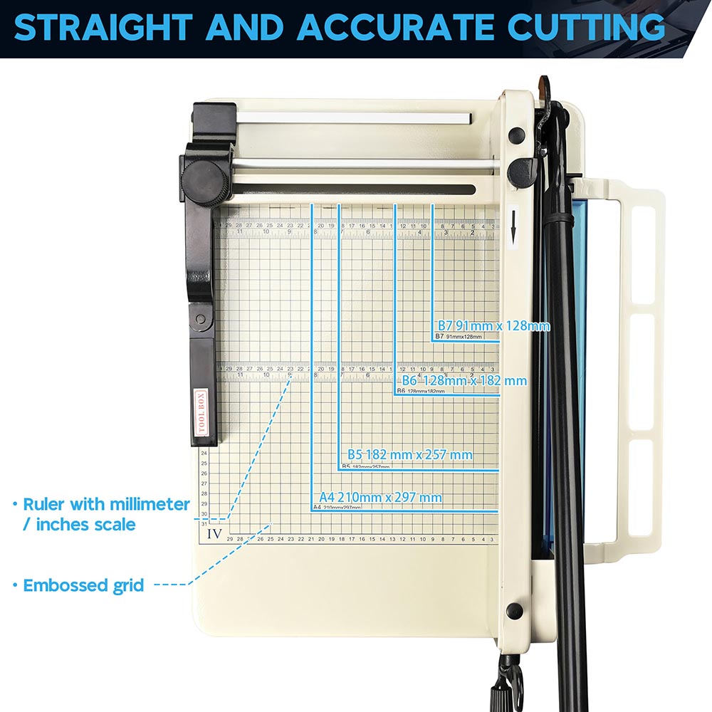 Yescom 12" Heavy Duty Paper Cutter Trimmer A4 Image