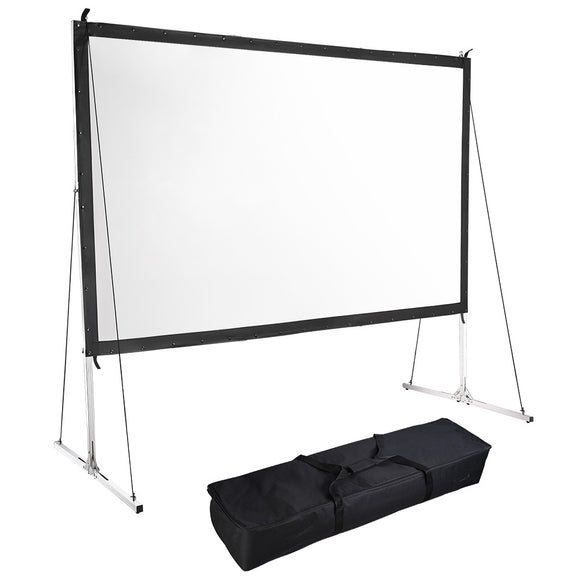 Yescom Outdoor Portable Projection Screen w/ Stand 16:9 120