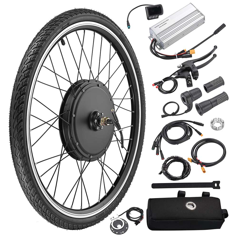 Yescom 26in Front Electric Bicycle Motor Conversion Kit 48v 1000w Yescom 26in Front Electric Bicycle Motor Conversion Kit 48v 1000w