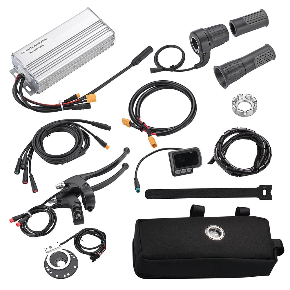 Yescom 26in Rear Electric Bicycle Motor Conversion Kit 48v 1000w Image
