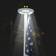 Yescom Solar Flagpole Light Topper Hole 9/16" 111LED Image