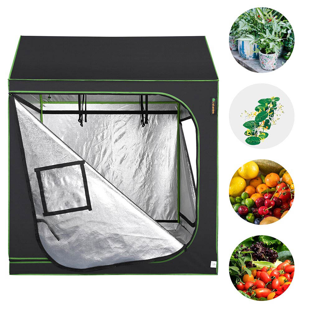 Yescom 5x5 Grow Tent Roof Cube Hydro Grow Room 60x60x70" Image