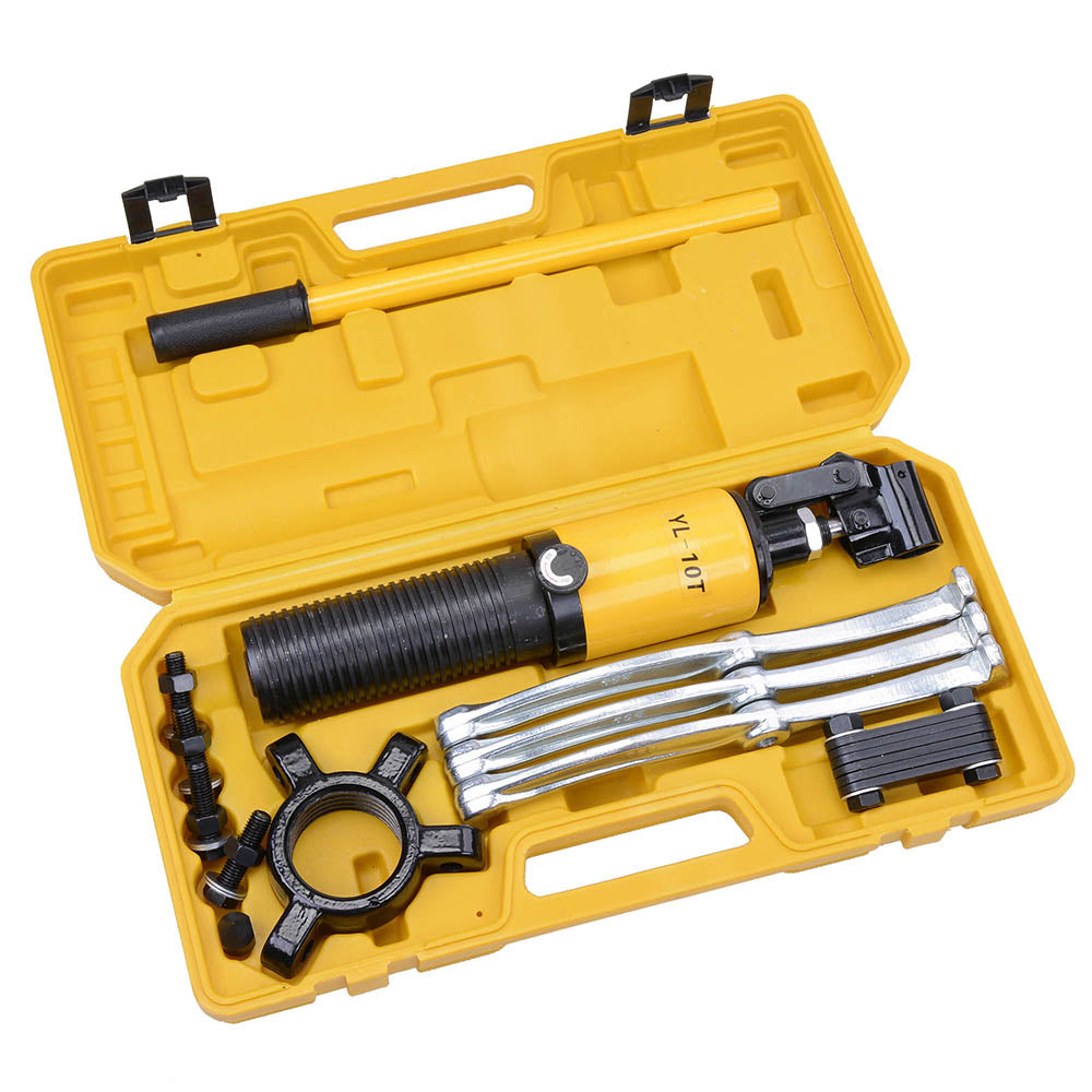 Yescom 3in1 Hydraulic Gear 3 Jaws Puller Set 10-ton w/ Case Image