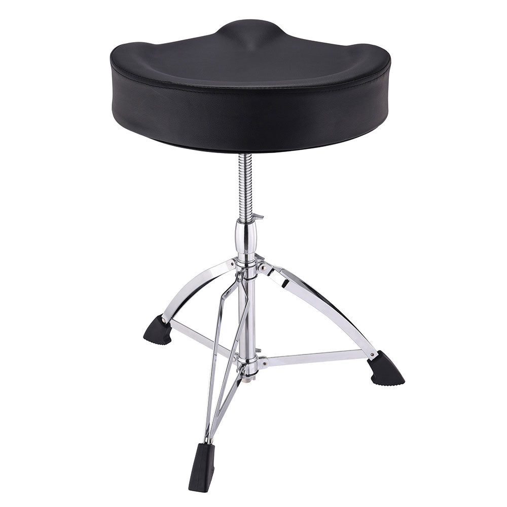 Yescom Large Saddle Drum Throne Adjustable Folding Drummer Stool Image