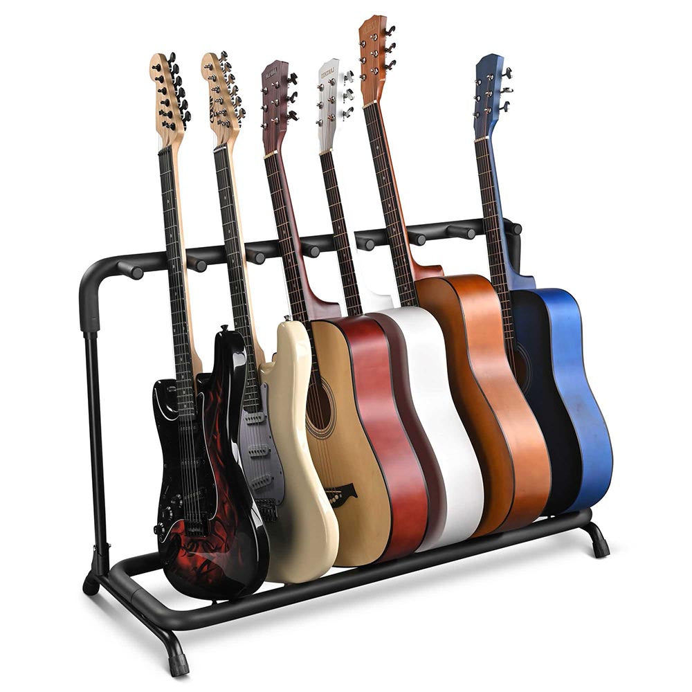 Yescom Stage Guitar Bass Stand Folding Display Rack 3/ 5/ 7/ 9 Opt Image