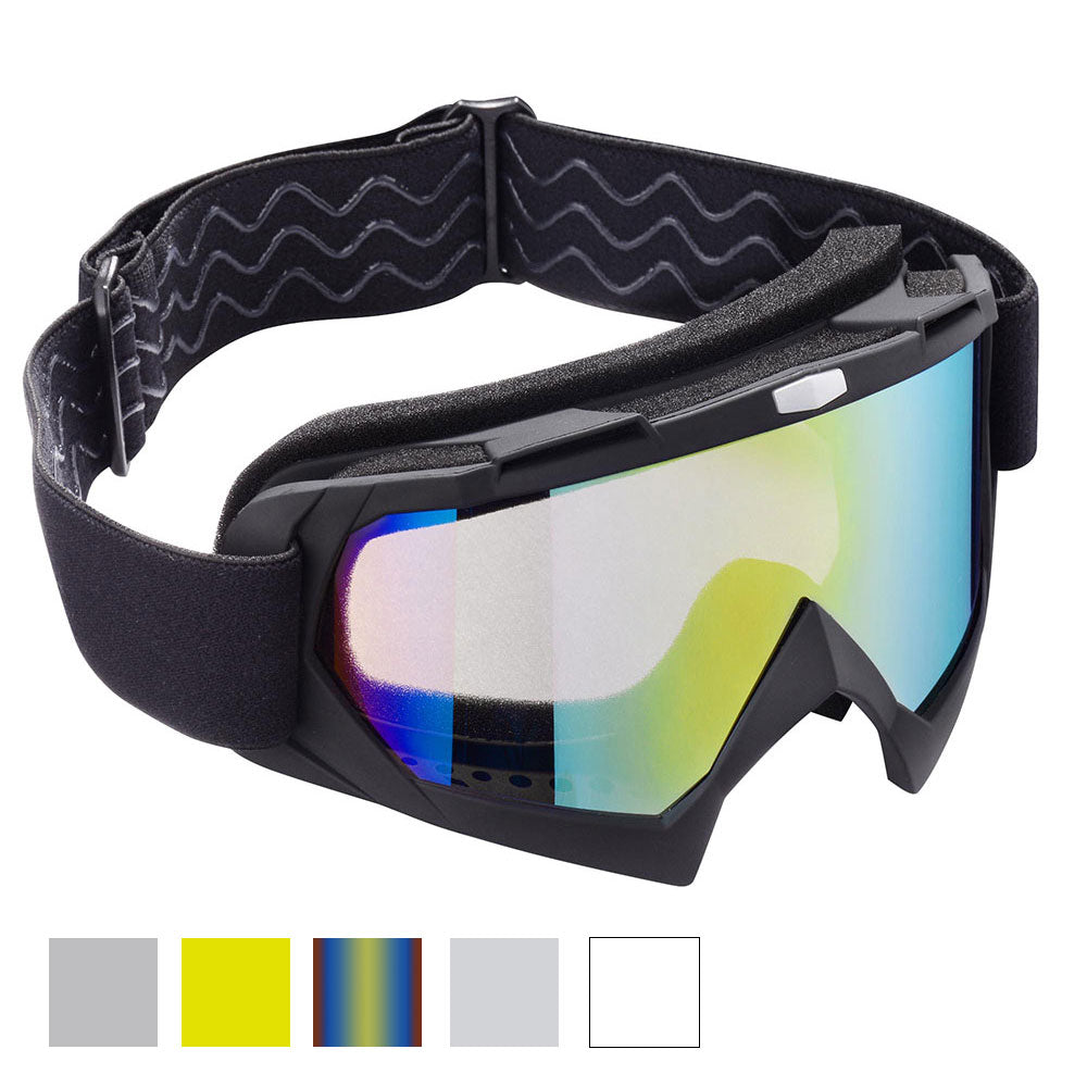 dirt bike goggles Yescom Dirt Bike Goggles Bendable Motocross ATV Riding Glasses