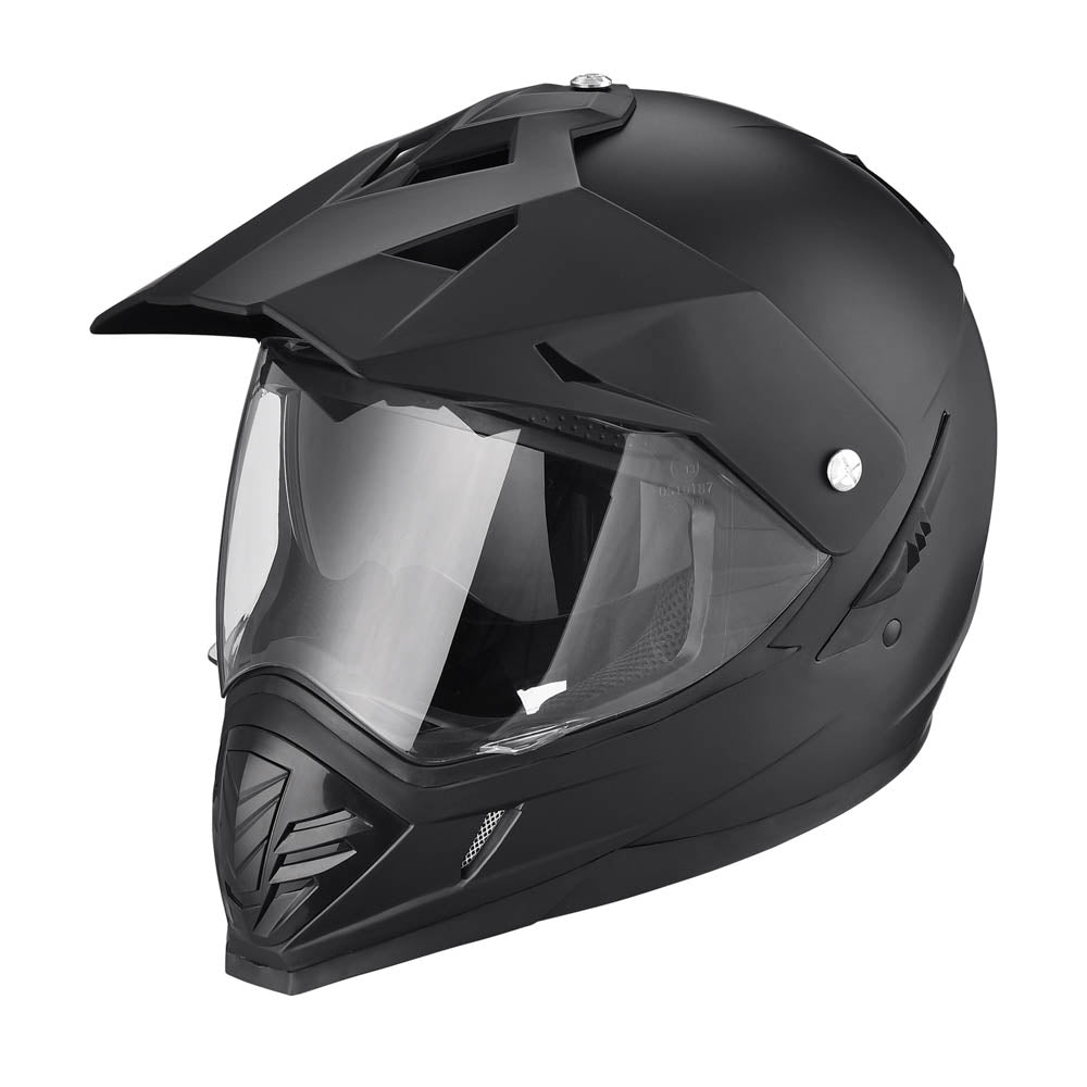 Yescom Offroad Helmet DOT Full Face Dirt Bike Black, L Image