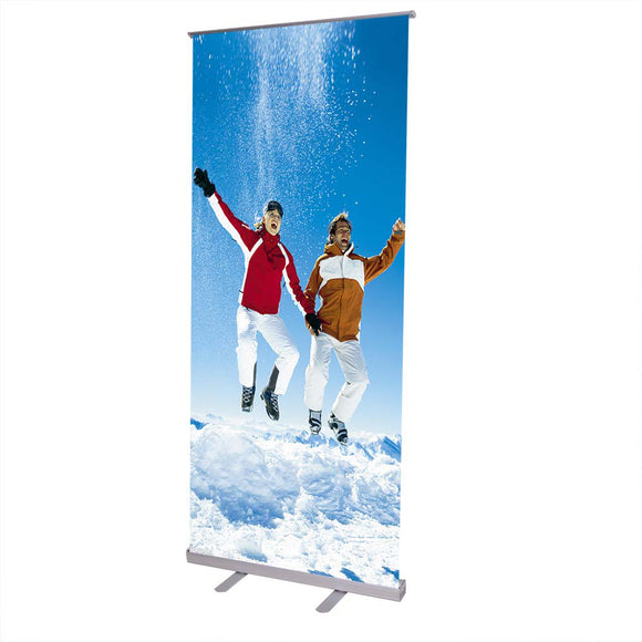 Yescom 32 x 79 in Adjustable Trade Show Roll up Retractable Banner Stand Image