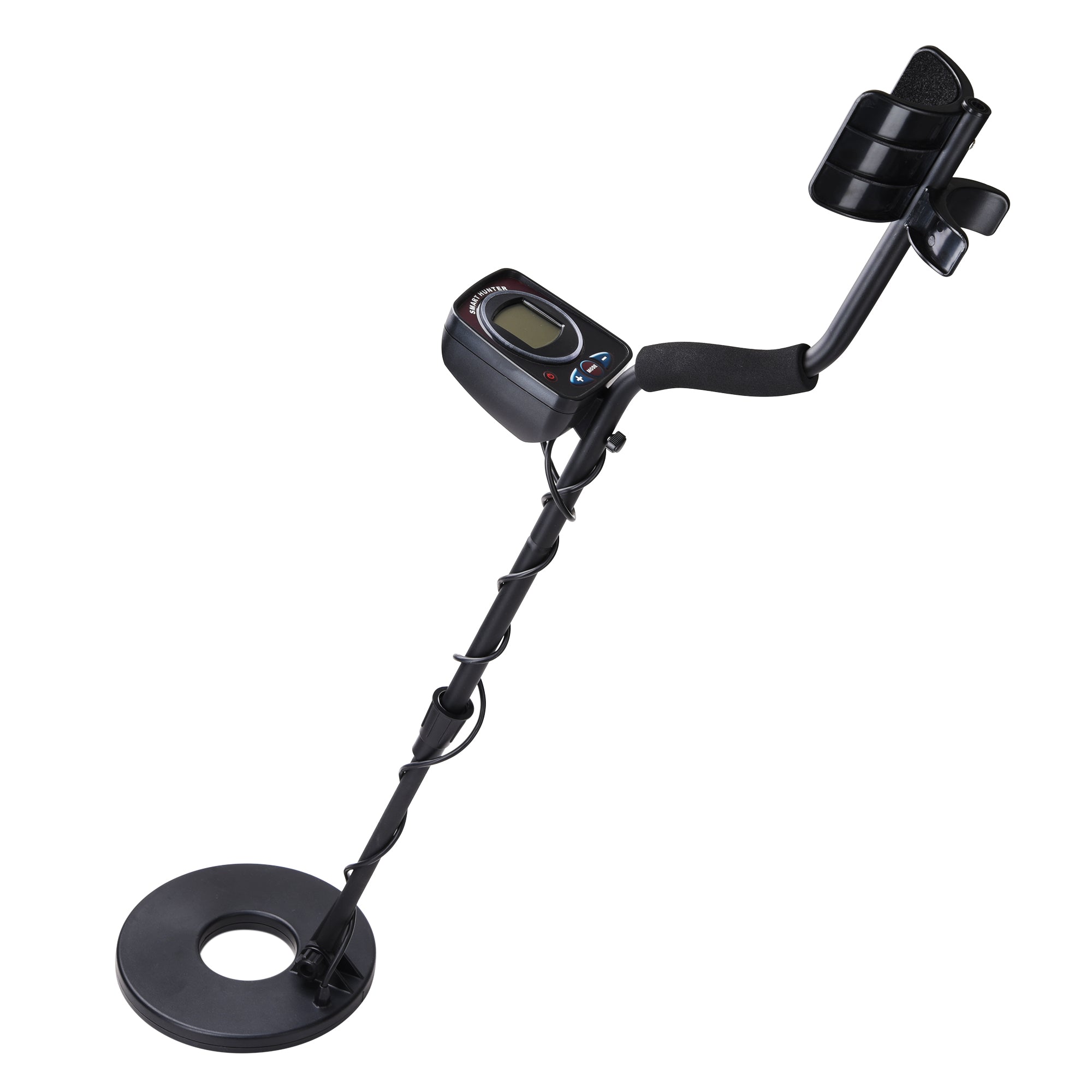 Yescom Metal Detector Finder Waterproof 8-3/5' Coil LCD  LED Light Image