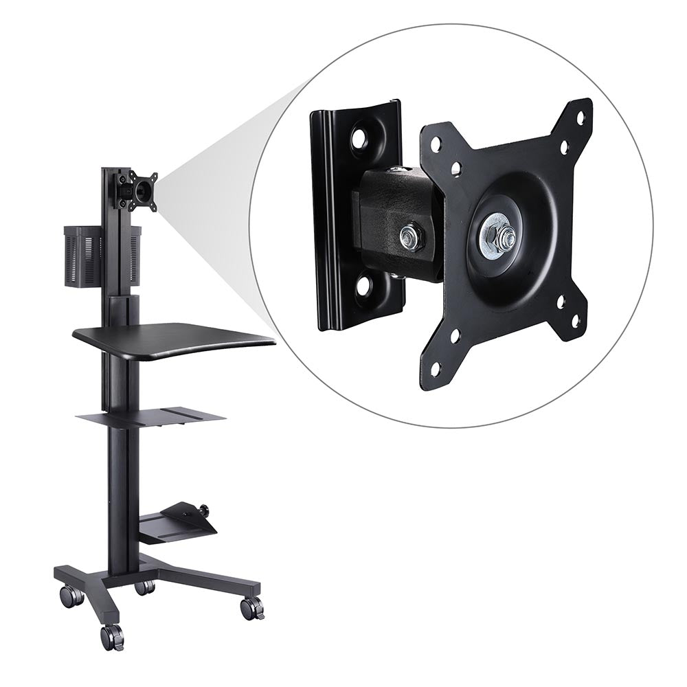 Yescom Monitor VESA Mount 75x75 & 100x100, Tilting & Swivel Yescom Monitor VESA Mount 75x75 & 100x100, Tilting & Swivel