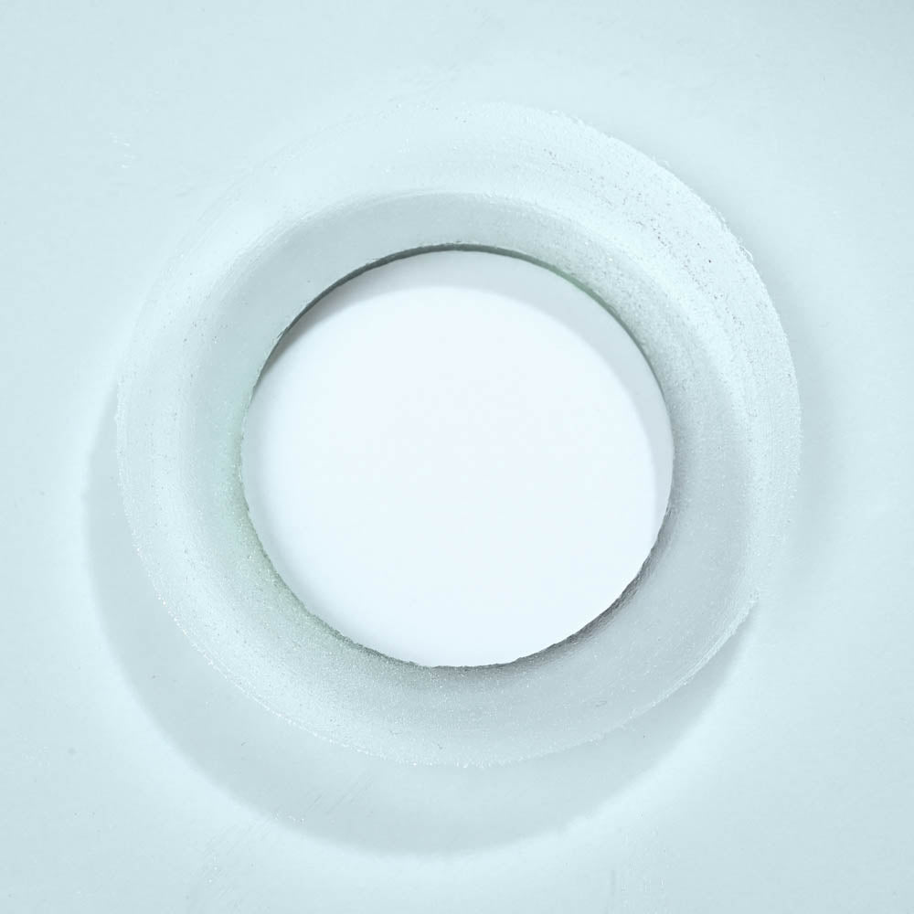 Yescom 16" Round Bathroom Glass Vessel Sink Bowl Lavatory Basin Image