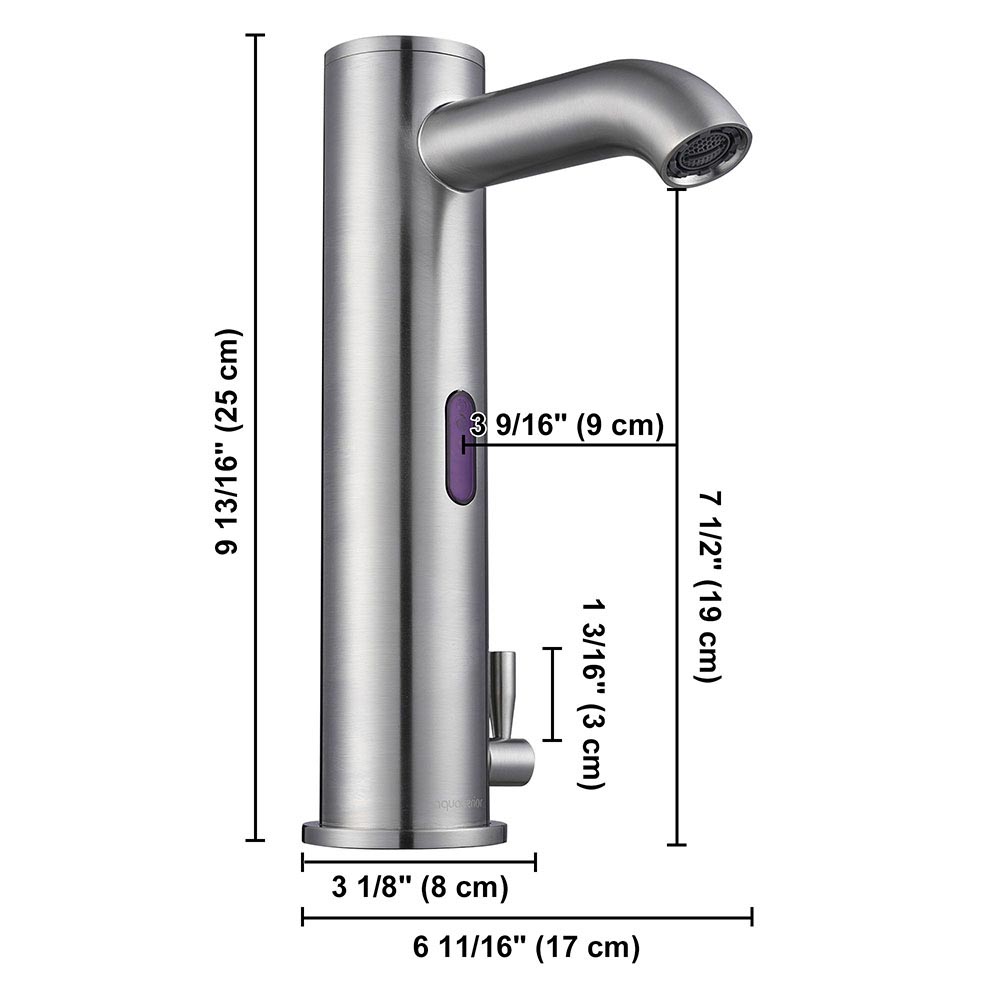 Yescom Touchless Lavatory Sink Faucet Hot & Cold 10" Image