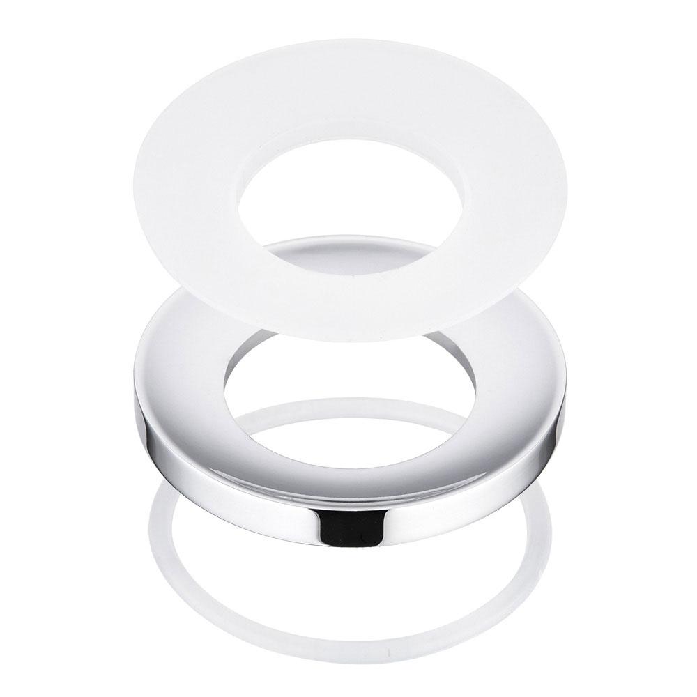 Yescom Mounting Ring for Bathroom Vessel Sink, Nickel Image