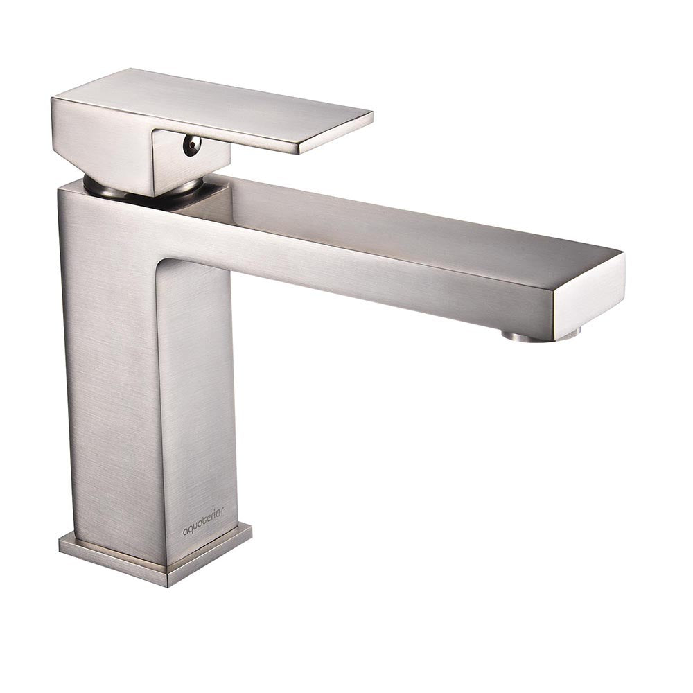 Yescom 6.5" Bathroom Faucet Single Handle Brushed Nickel Image