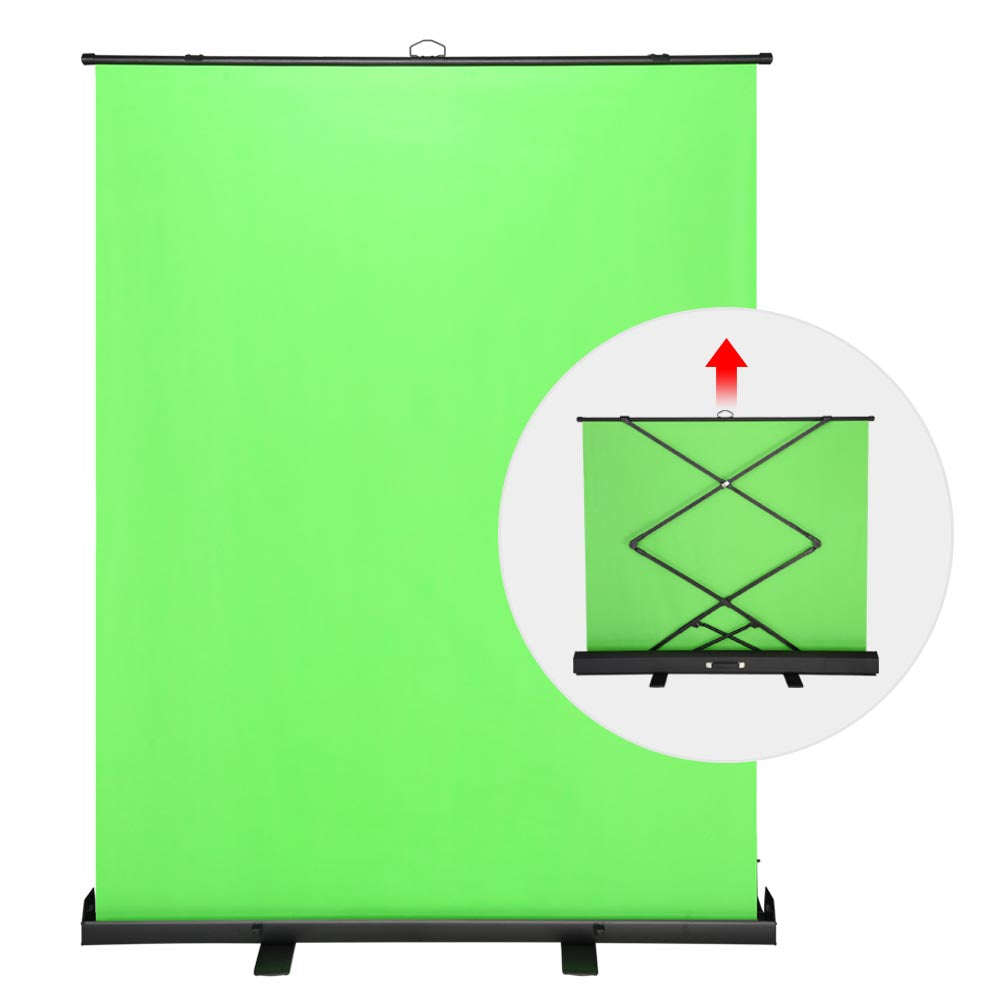 Yescom Green Screen Chromakey Backdrop Floorstanding 6.6 ft Image