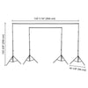 Yescom 10'x 8' 6" Adjustable Photography Background Support