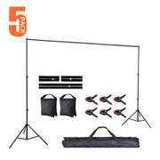 Yescom 10'x7' Adjustable Photography Background Support, 5ct/pack Image