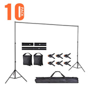 Yescom 10'x7' Adjustable Photography Background Support, 10ct/pack Image