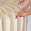 Yescom Off-White Paper Column Pedestal Stands 3ct. (16",24",32")