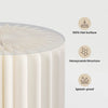 Yescom Off-White Paper Column Pedestal Stands 3ct. (16",24",32")