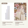 Yescom Off-White Paper Column Pedestal Stands 3ct. (16",24",32")