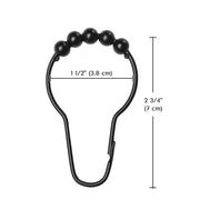 Yescom Roller Ball Curtain Hooks String Light Hangers 12ct/pk Image