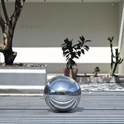 Yescom Inflatable Mirror Balloon with Iridescent, Gold, Silver, Black Options, 20in Silver Image