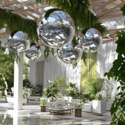 Yescom Inflatable Mirror Balloon with Iridescent, Gold, Silver, Black Options Image