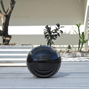 Yescom Inflatable Mirror Balloon with Iridescent, Gold, Silver, Black Options, 32in Black Image